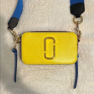 Marc Jacobs Vibrant Multi color Bag with Blue Strap